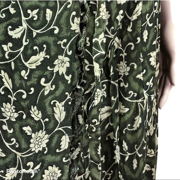 Jessica Sport vintage green sleeveless top and sarong skirt - Picture 4 of 9